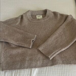 Abercrombie & Fitch Women's Brown Crewneck Sweater